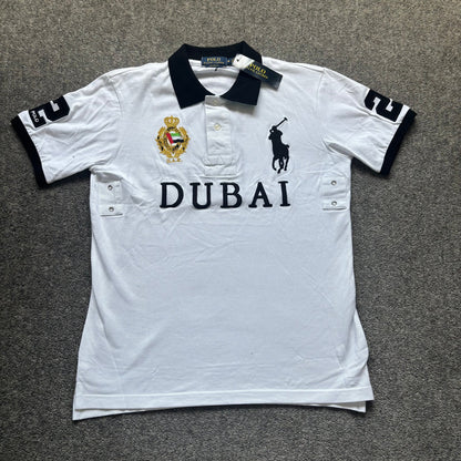 White Dubai polo shirt for men – modern summer look
